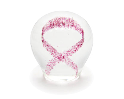 Tribute Ribbon Orb with Cremation Ashes